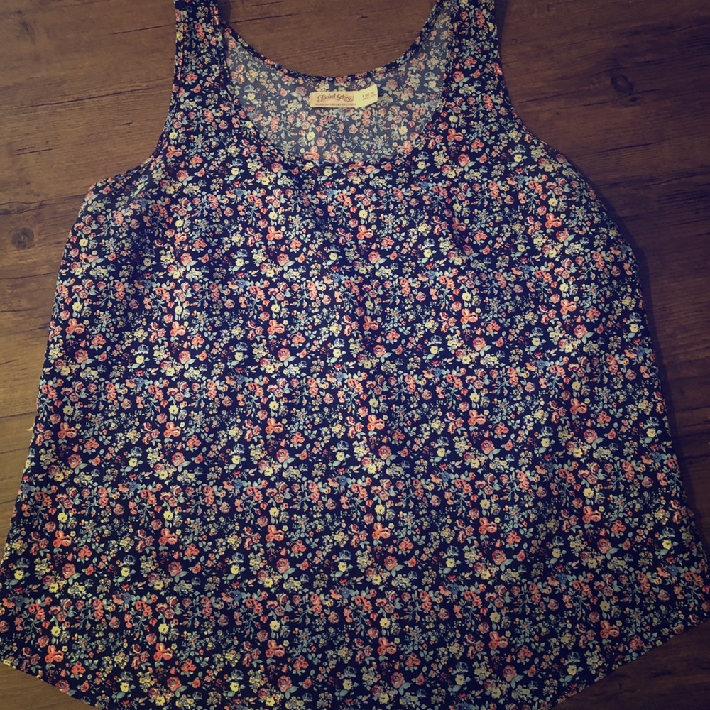 Faded Glory Floral Tank